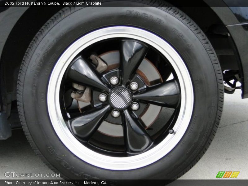 Black / Light Graphite 2009 Ford Mustang V6 Coupe