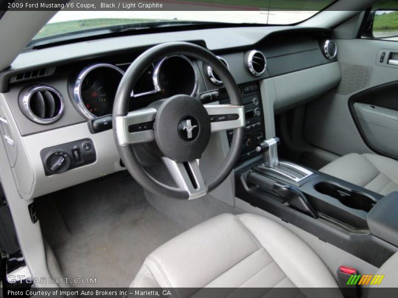 Black / Light Graphite 2009 Ford Mustang V6 Coupe