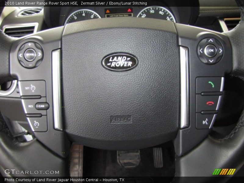 Controls of 2010 Range Rover Sport HSE