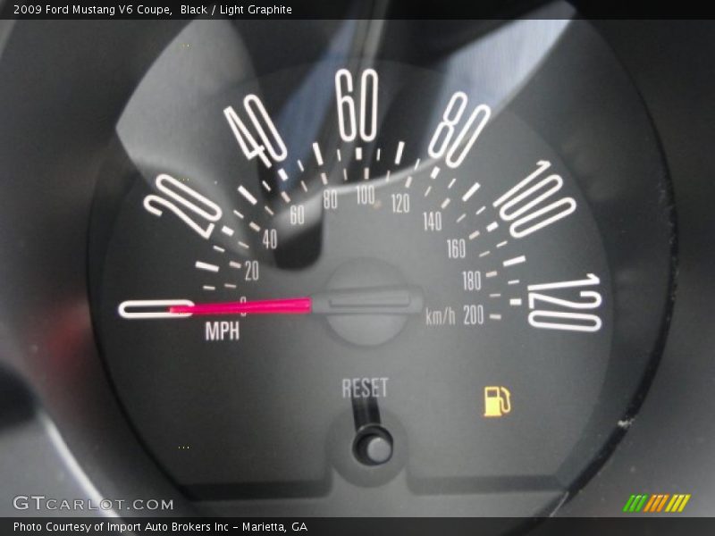 Black / Light Graphite 2009 Ford Mustang V6 Coupe