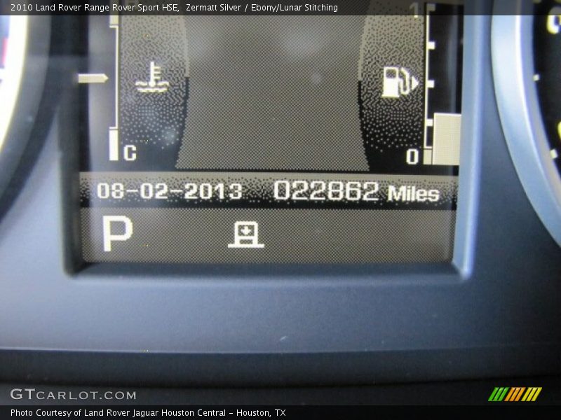 Zermatt Silver / Ebony/Lunar Stitching 2010 Land Rover Range Rover Sport HSE