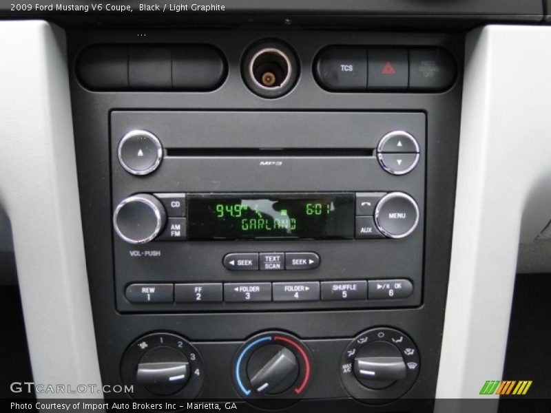 Black / Light Graphite 2009 Ford Mustang V6 Coupe