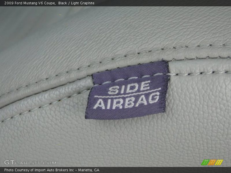 Black / Light Graphite 2009 Ford Mustang V6 Coupe