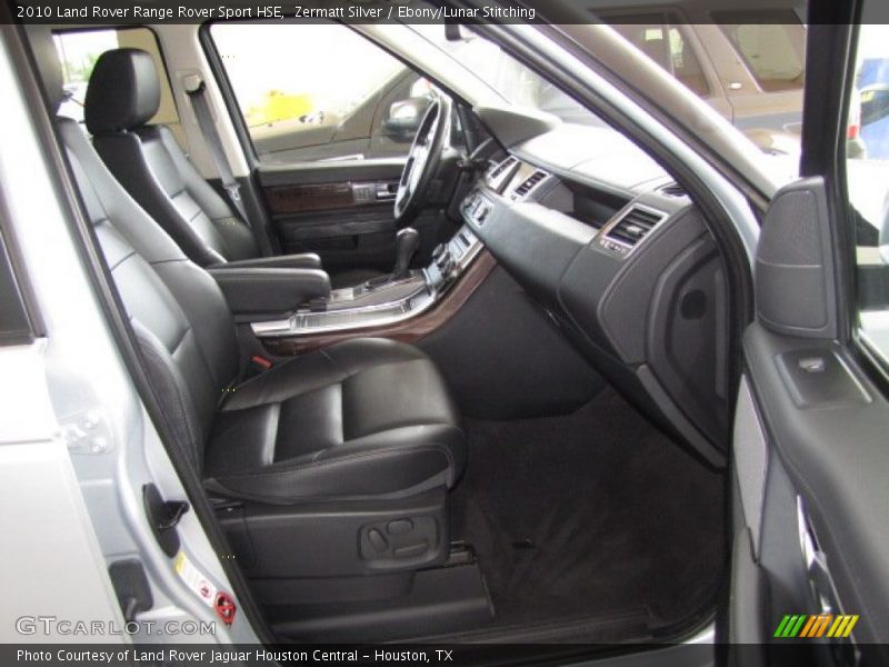 Zermatt Silver / Ebony/Lunar Stitching 2010 Land Rover Range Rover Sport HSE