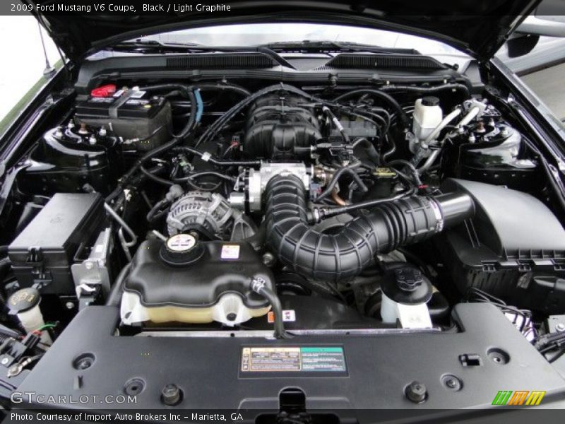 Black / Light Graphite 2009 Ford Mustang V6 Coupe