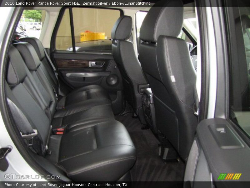 Zermatt Silver / Ebony/Lunar Stitching 2010 Land Rover Range Rover Sport HSE
