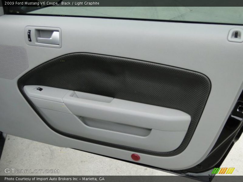 Black / Light Graphite 2009 Ford Mustang V6 Coupe