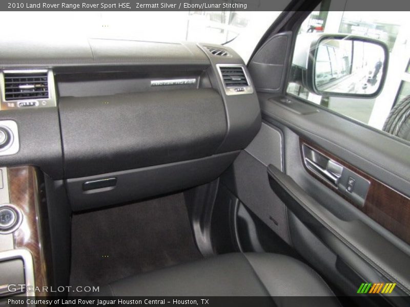 Zermatt Silver / Ebony/Lunar Stitching 2010 Land Rover Range Rover Sport HSE