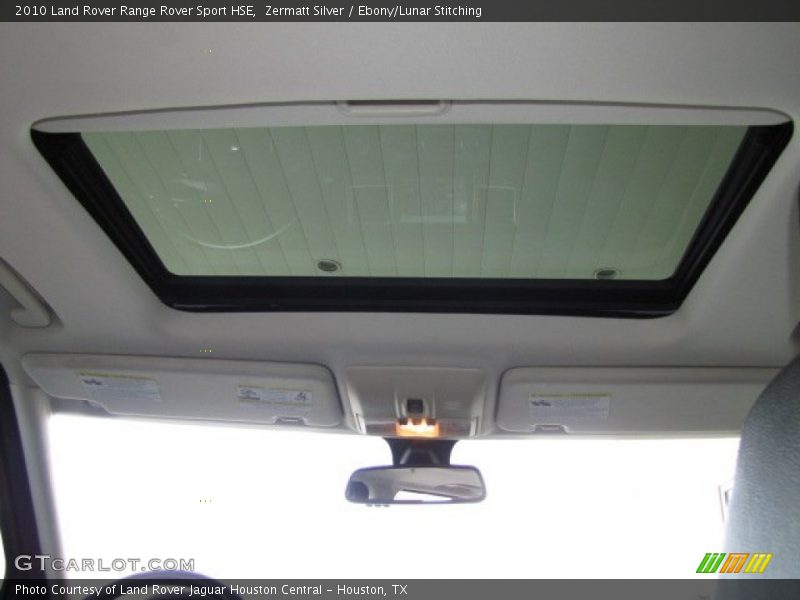 Zermatt Silver / Ebony/Lunar Stitching 2010 Land Rover Range Rover Sport HSE