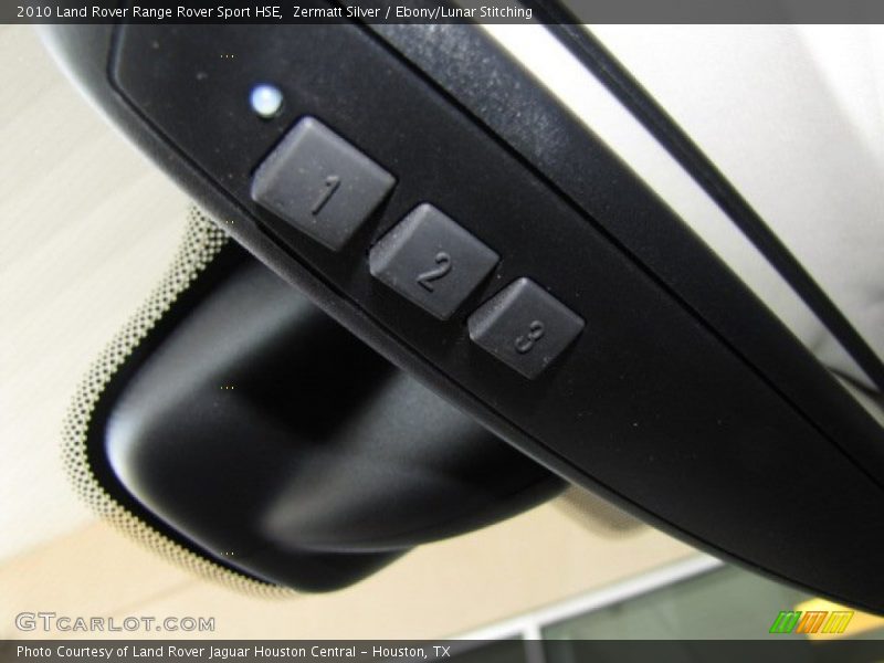 Zermatt Silver / Ebony/Lunar Stitching 2010 Land Rover Range Rover Sport HSE