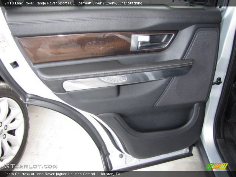 Zermatt Silver / Ebony/Lunar Stitching 2010 Land Rover Range Rover Sport HSE