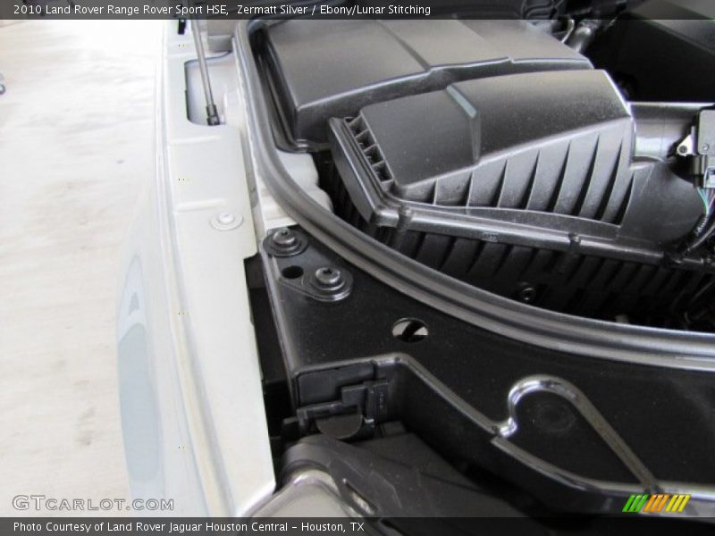 Zermatt Silver / Ebony/Lunar Stitching 2010 Land Rover Range Rover Sport HSE