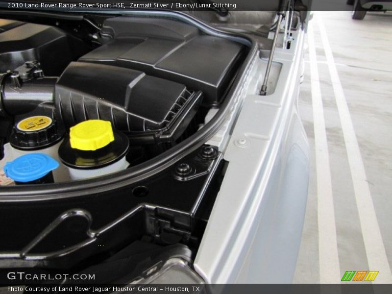 Zermatt Silver / Ebony/Lunar Stitching 2010 Land Rover Range Rover Sport HSE