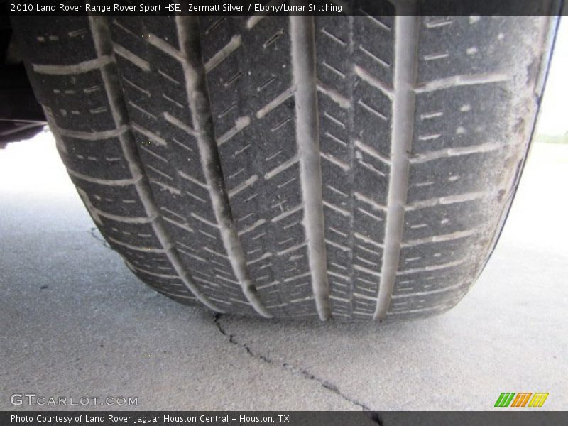 Zermatt Silver / Ebony/Lunar Stitching 2010 Land Rover Range Rover Sport HSE