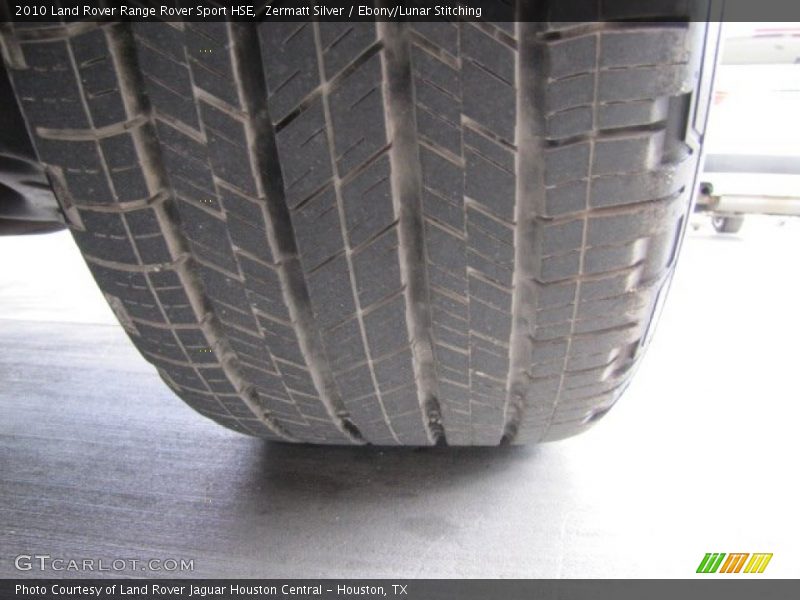 Zermatt Silver / Ebony/Lunar Stitching 2010 Land Rover Range Rover Sport HSE