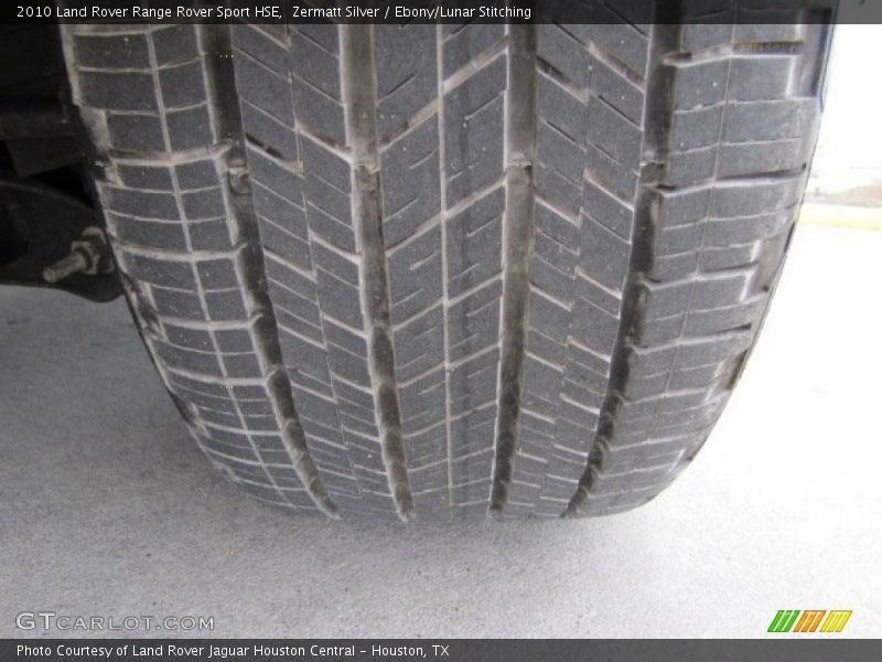 Zermatt Silver / Ebony/Lunar Stitching 2010 Land Rover Range Rover Sport HSE