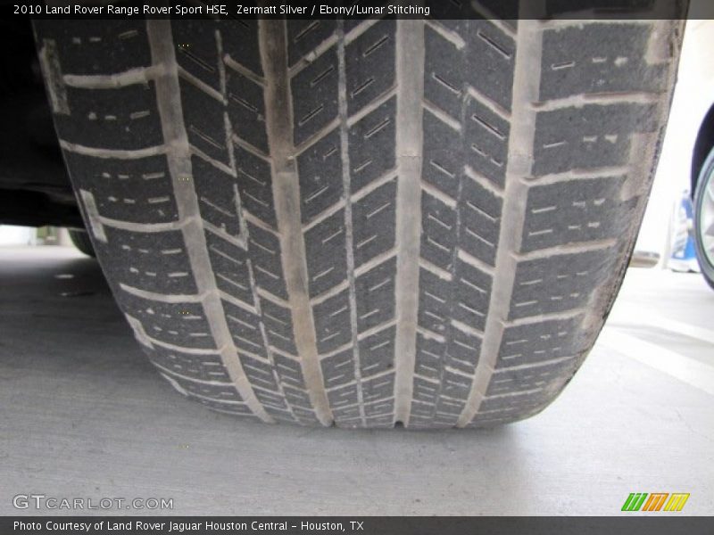 Zermatt Silver / Ebony/Lunar Stitching 2010 Land Rover Range Rover Sport HSE