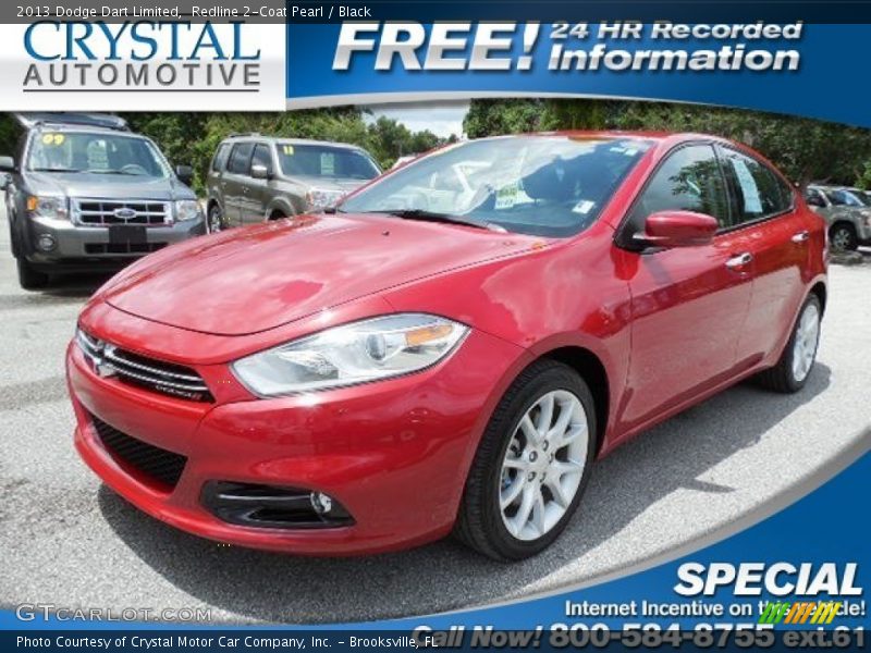 Redline 2-Coat Pearl / Black 2013 Dodge Dart Limited