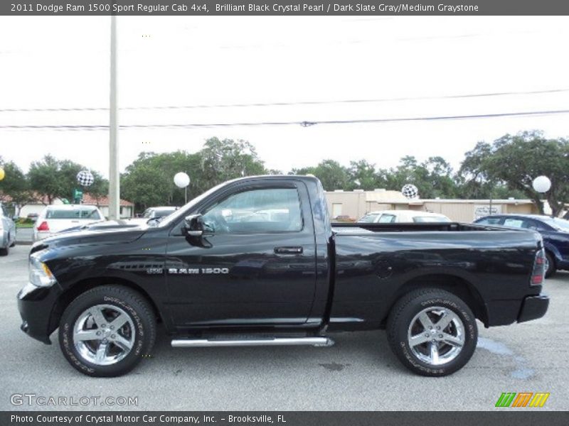  2011 Ram 1500 Sport Regular Cab 4x4 Brilliant Black Crystal Pearl