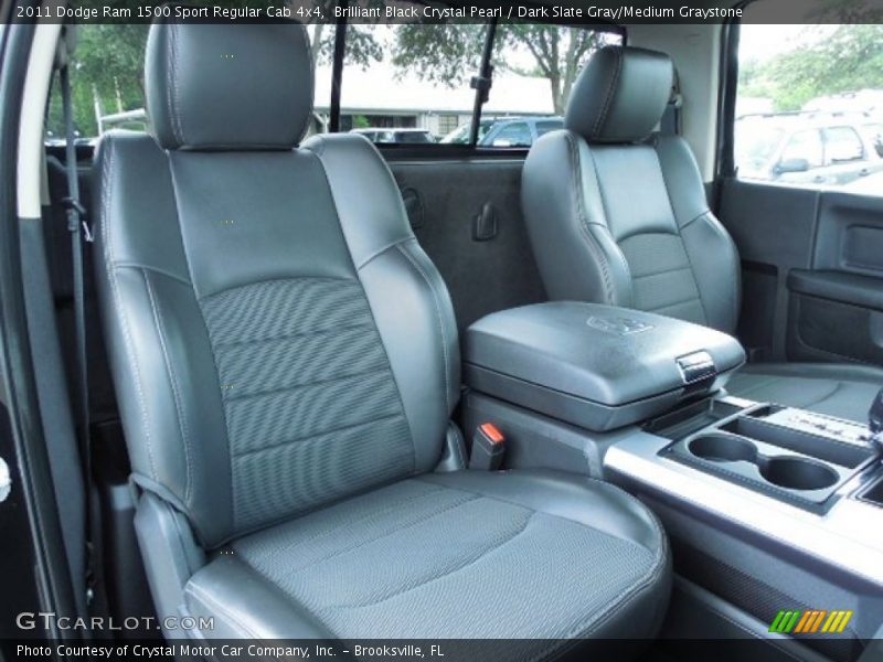 Brilliant Black Crystal Pearl / Dark Slate Gray/Medium Graystone 2011 Dodge Ram 1500 Sport Regular Cab 4x4