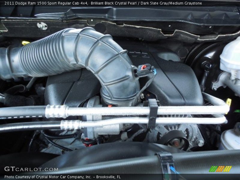 Brilliant Black Crystal Pearl / Dark Slate Gray/Medium Graystone 2011 Dodge Ram 1500 Sport Regular Cab 4x4