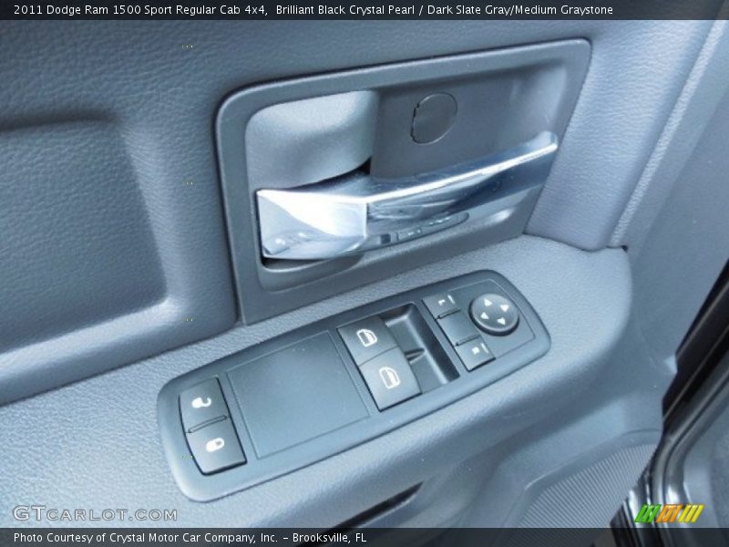 Brilliant Black Crystal Pearl / Dark Slate Gray/Medium Graystone 2011 Dodge Ram 1500 Sport Regular Cab 4x4