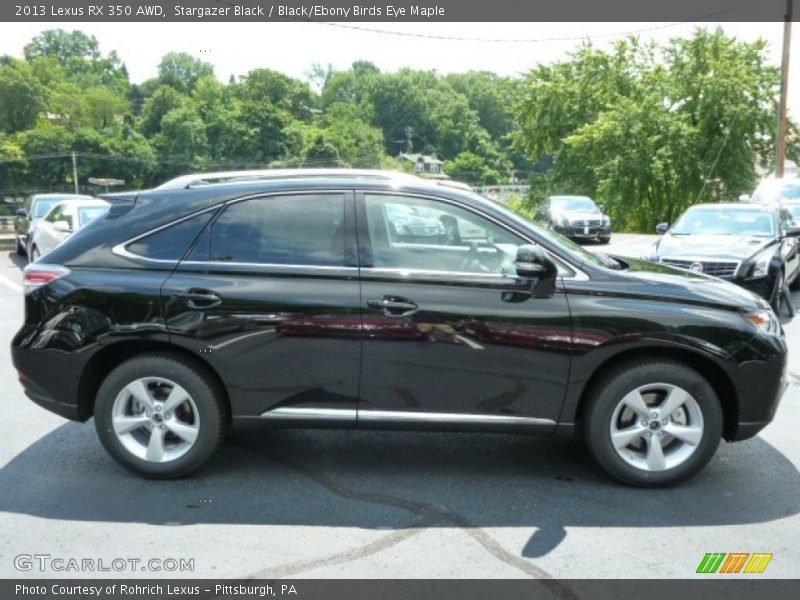 Stargazer Black / Black/Ebony Birds Eye Maple 2013 Lexus RX 350 AWD