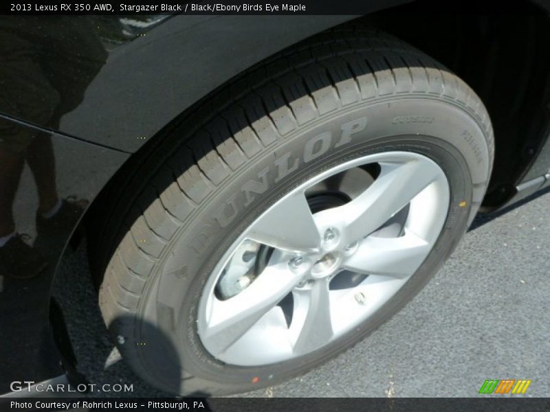 Stargazer Black / Black/Ebony Birds Eye Maple 2013 Lexus RX 350 AWD