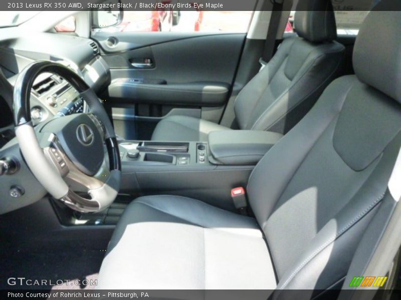 Stargazer Black / Black/Ebony Birds Eye Maple 2013 Lexus RX 350 AWD