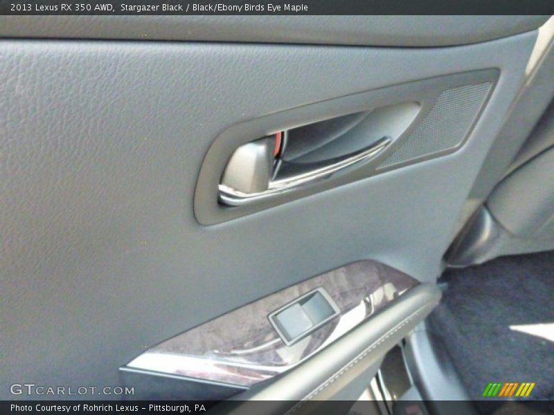Stargazer Black / Black/Ebony Birds Eye Maple 2013 Lexus RX 350 AWD