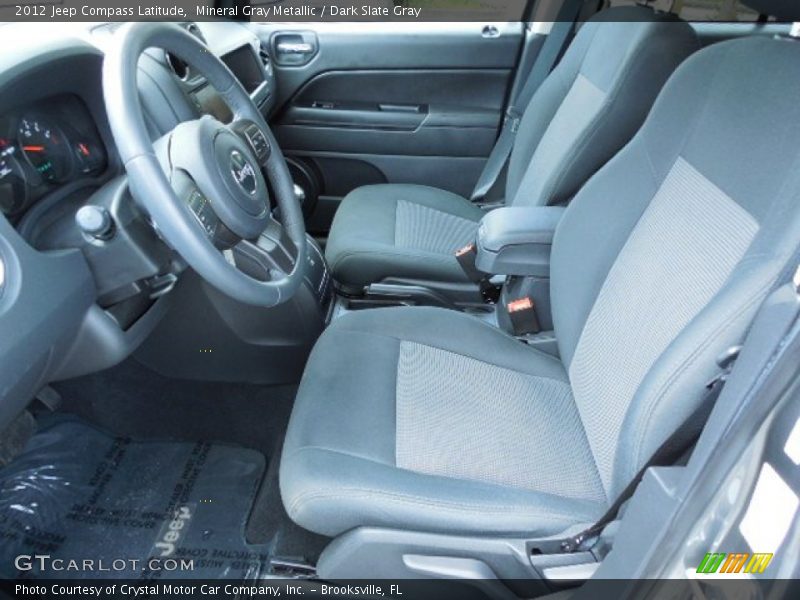 Mineral Gray Metallic / Dark Slate Gray 2012 Jeep Compass Latitude