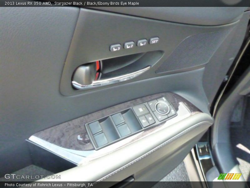 Stargazer Black / Black/Ebony Birds Eye Maple 2013 Lexus RX 350 AWD