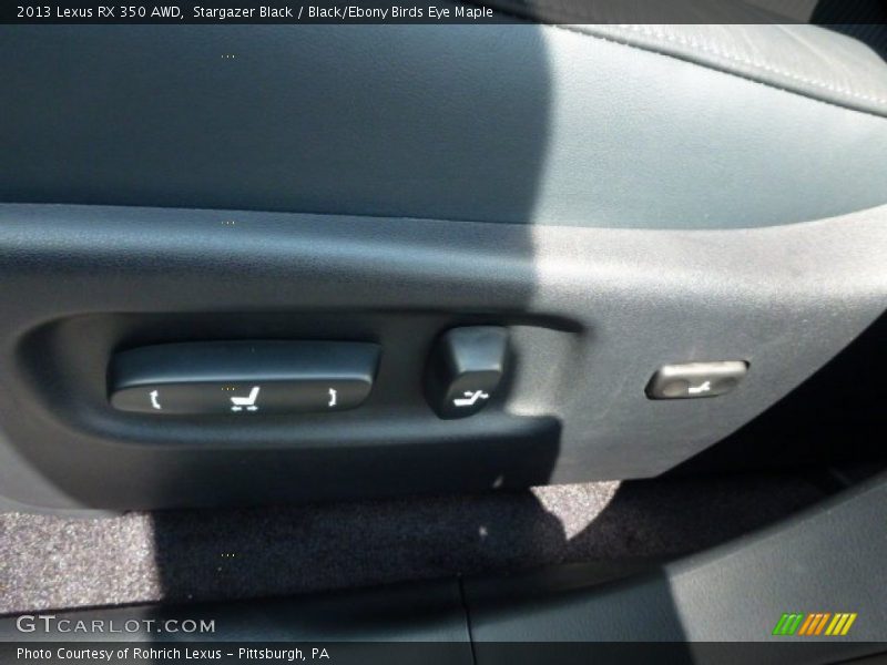 Stargazer Black / Black/Ebony Birds Eye Maple 2013 Lexus RX 350 AWD