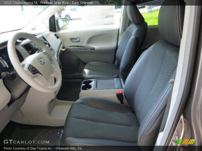Predawn Gray Mica / Dark Charcoal 2013 Toyota Sienna SE