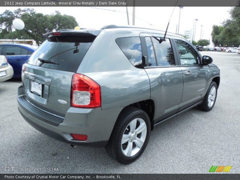 Mineral Gray Metallic / Dark Slate Gray 2012 Jeep Compass Latitude