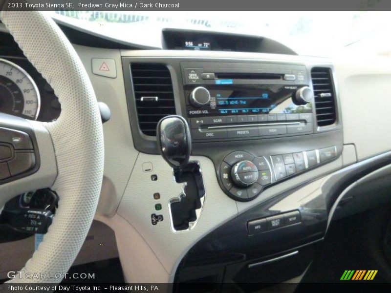 Predawn Gray Mica / Dark Charcoal 2013 Toyota Sienna SE