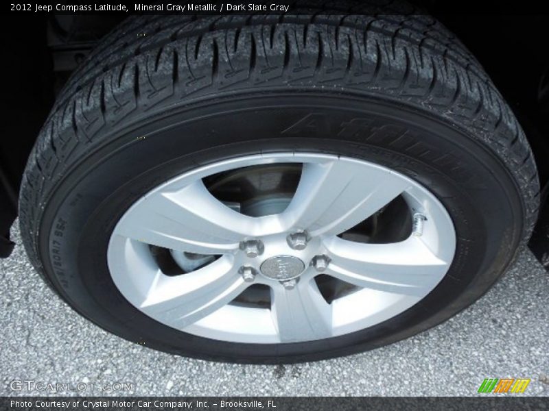 Mineral Gray Metallic / Dark Slate Gray 2012 Jeep Compass Latitude