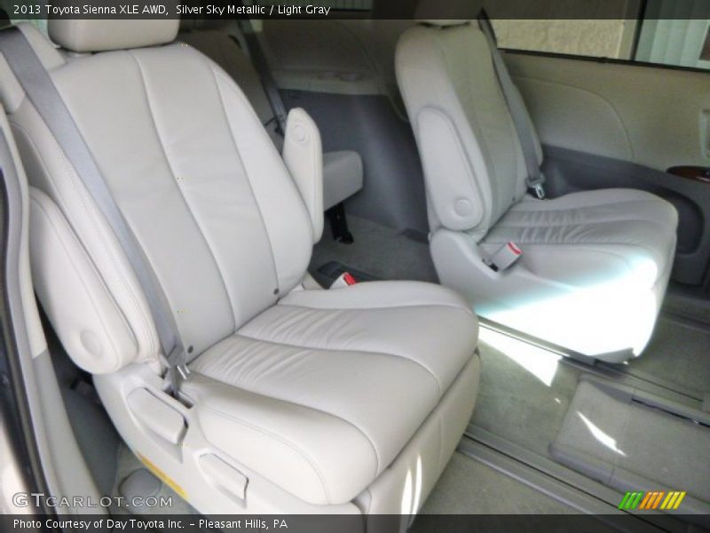 Silver Sky Metallic / Light Gray 2013 Toyota Sienna XLE AWD