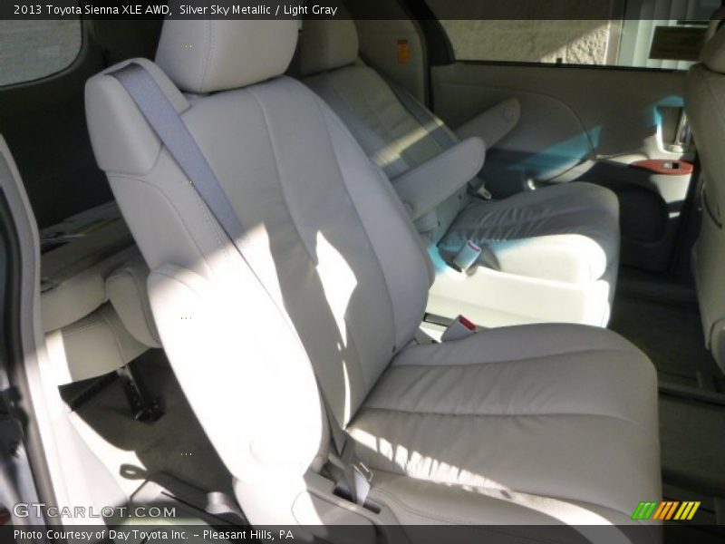 Silver Sky Metallic / Light Gray 2013 Toyota Sienna XLE AWD