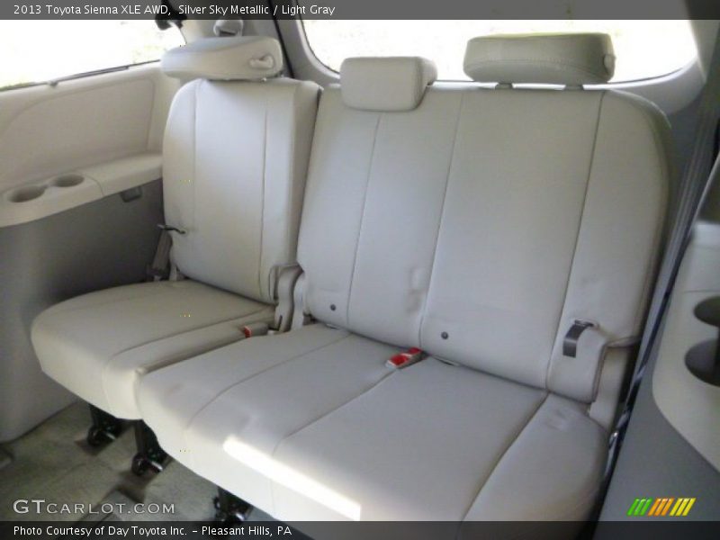 Silver Sky Metallic / Light Gray 2013 Toyota Sienna XLE AWD