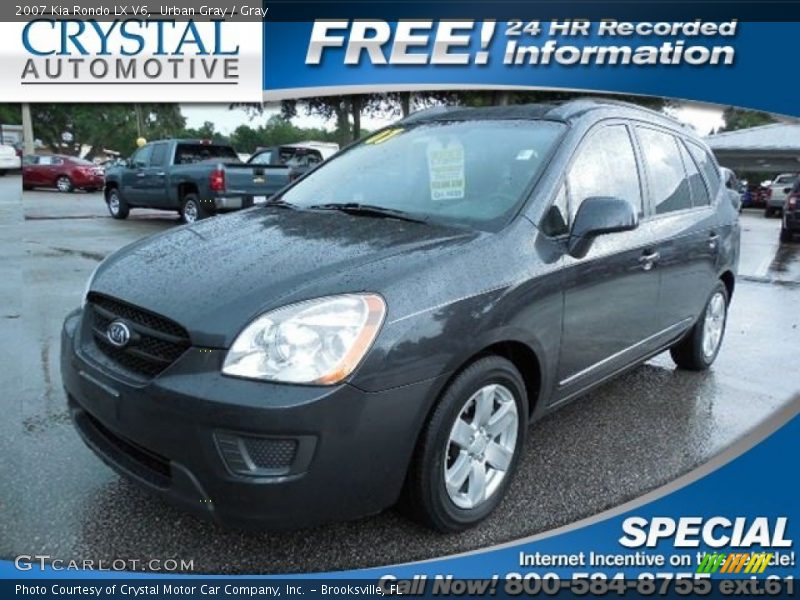 Urban Gray / Gray 2007 Kia Rondo LX V6