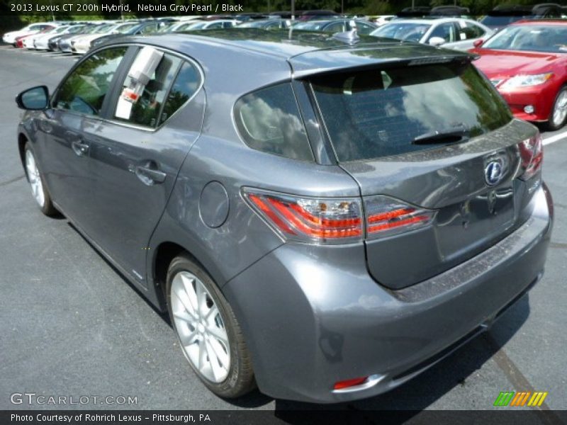 Nebula Gray Pearl / Black 2013 Lexus CT 200h Hybrid