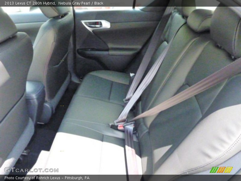 Nebula Gray Pearl / Black 2013 Lexus CT 200h Hybrid
