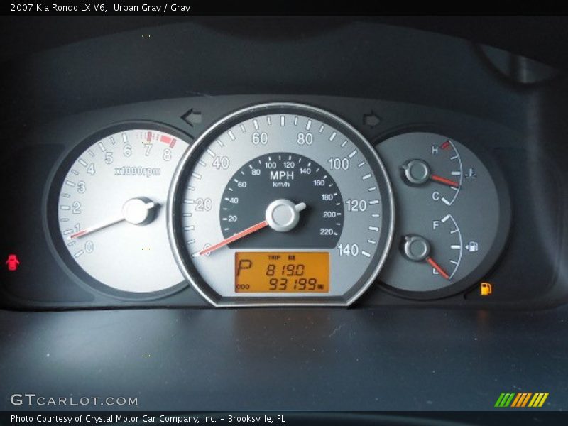  2007 Rondo LX V6 LX V6 Gauges