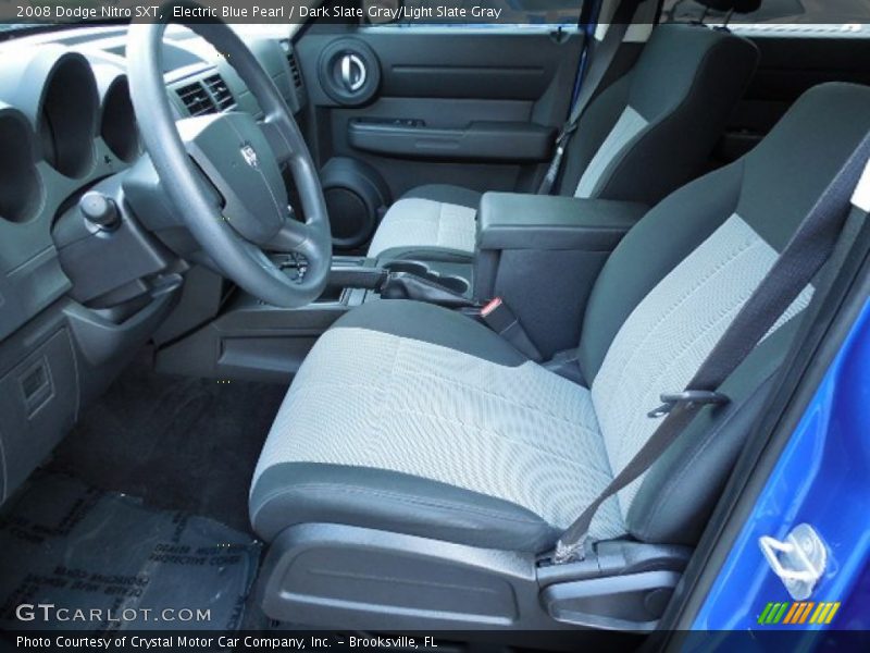 Electric Blue Pearl / Dark Slate Gray/Light Slate Gray 2008 Dodge Nitro SXT