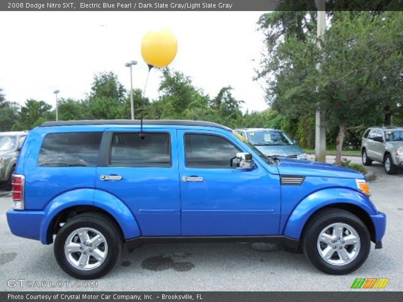 Electric Blue Pearl / Dark Slate Gray/Light Slate Gray 2008 Dodge Nitro SXT