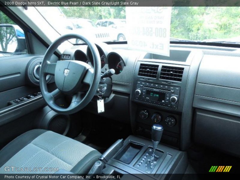 Electric Blue Pearl / Dark Slate Gray/Light Slate Gray 2008 Dodge Nitro SXT
