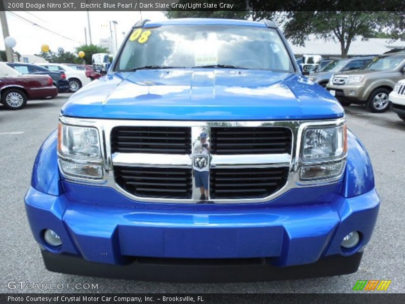 Electric Blue Pearl / Dark Slate Gray/Light Slate Gray 2008 Dodge Nitro SXT
