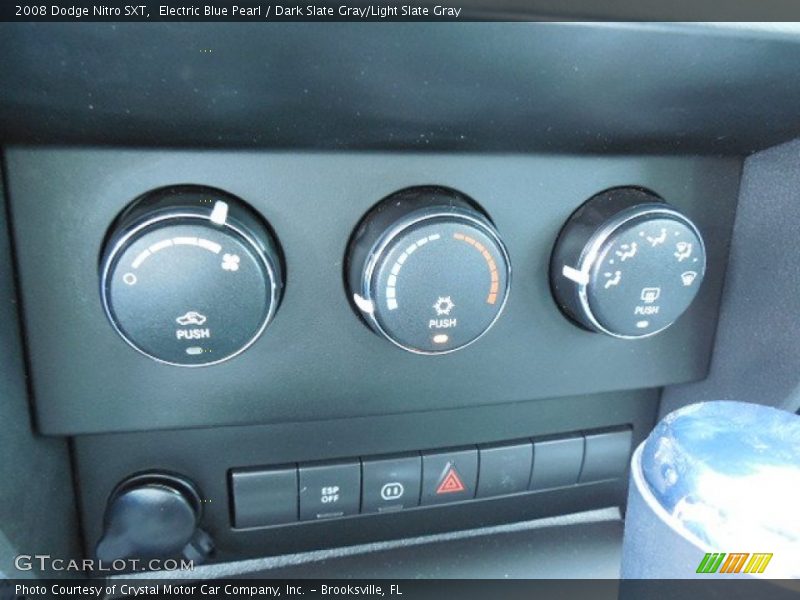 Electric Blue Pearl / Dark Slate Gray/Light Slate Gray 2008 Dodge Nitro SXT