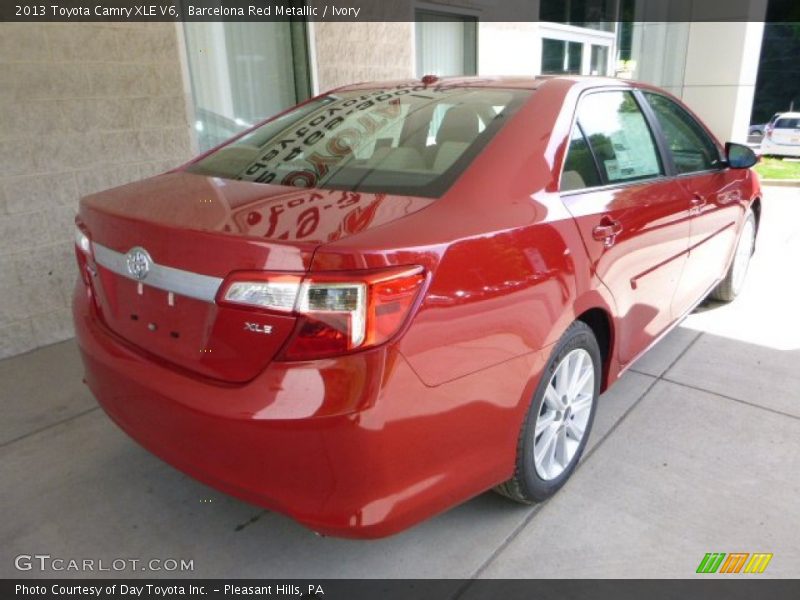 Barcelona Red Metallic / Ivory 2013 Toyota Camry XLE V6